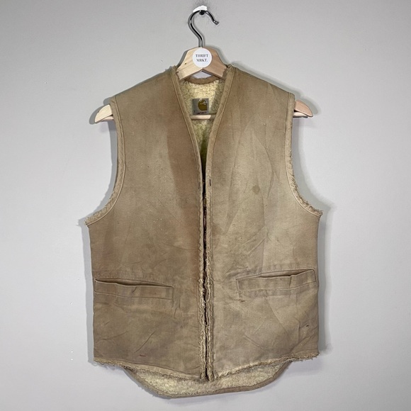 Carhartt Other - Vintage 80s Carhartt Sherpa Lined Vest